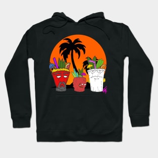 Aqua teen hunger force tiki Hoodie